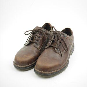 TIMBERLAND Men's 10 W - Brown leather oxfords lace up casual comfort shoes TITAN